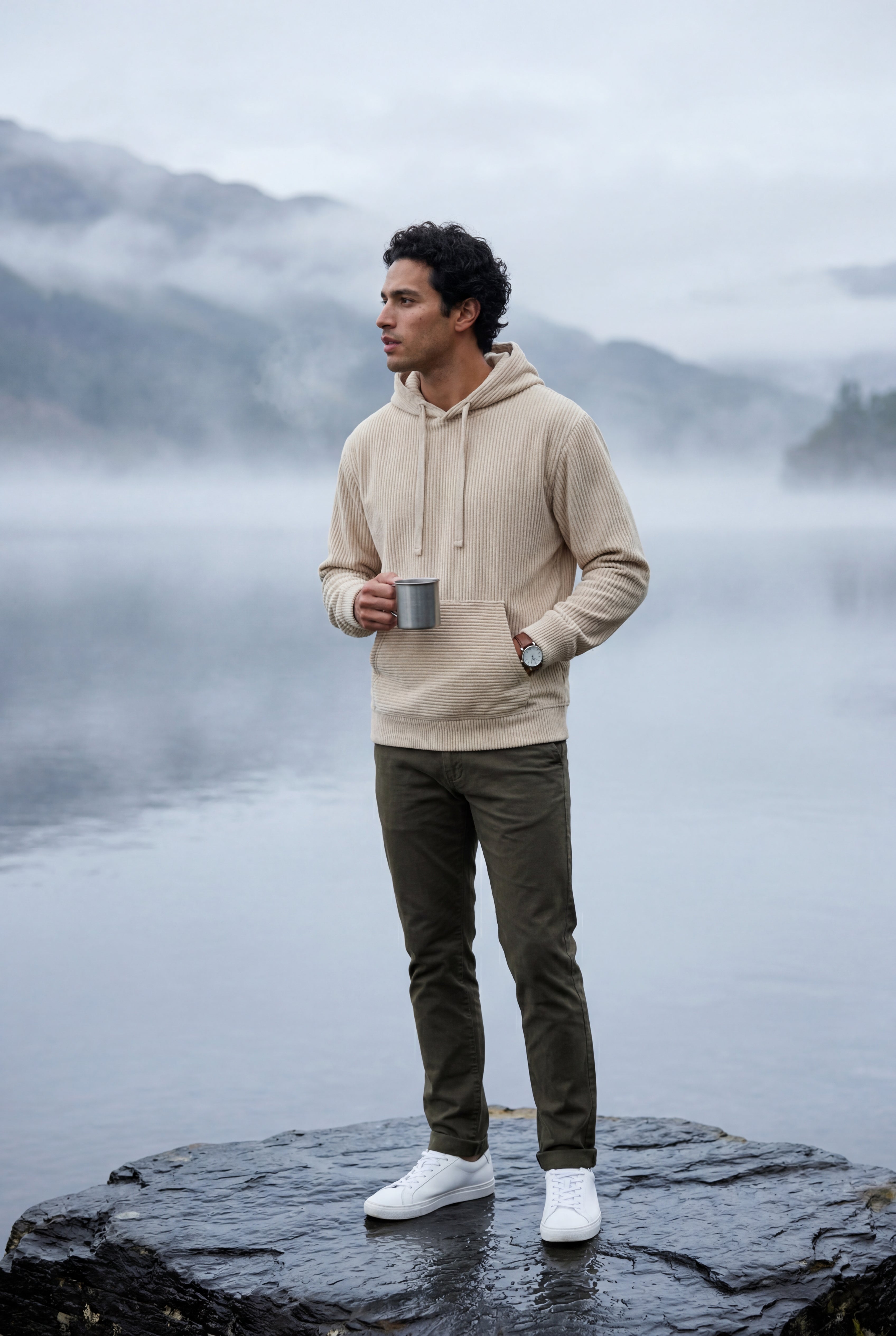 Zoyri | Textured Pullover Hoodie