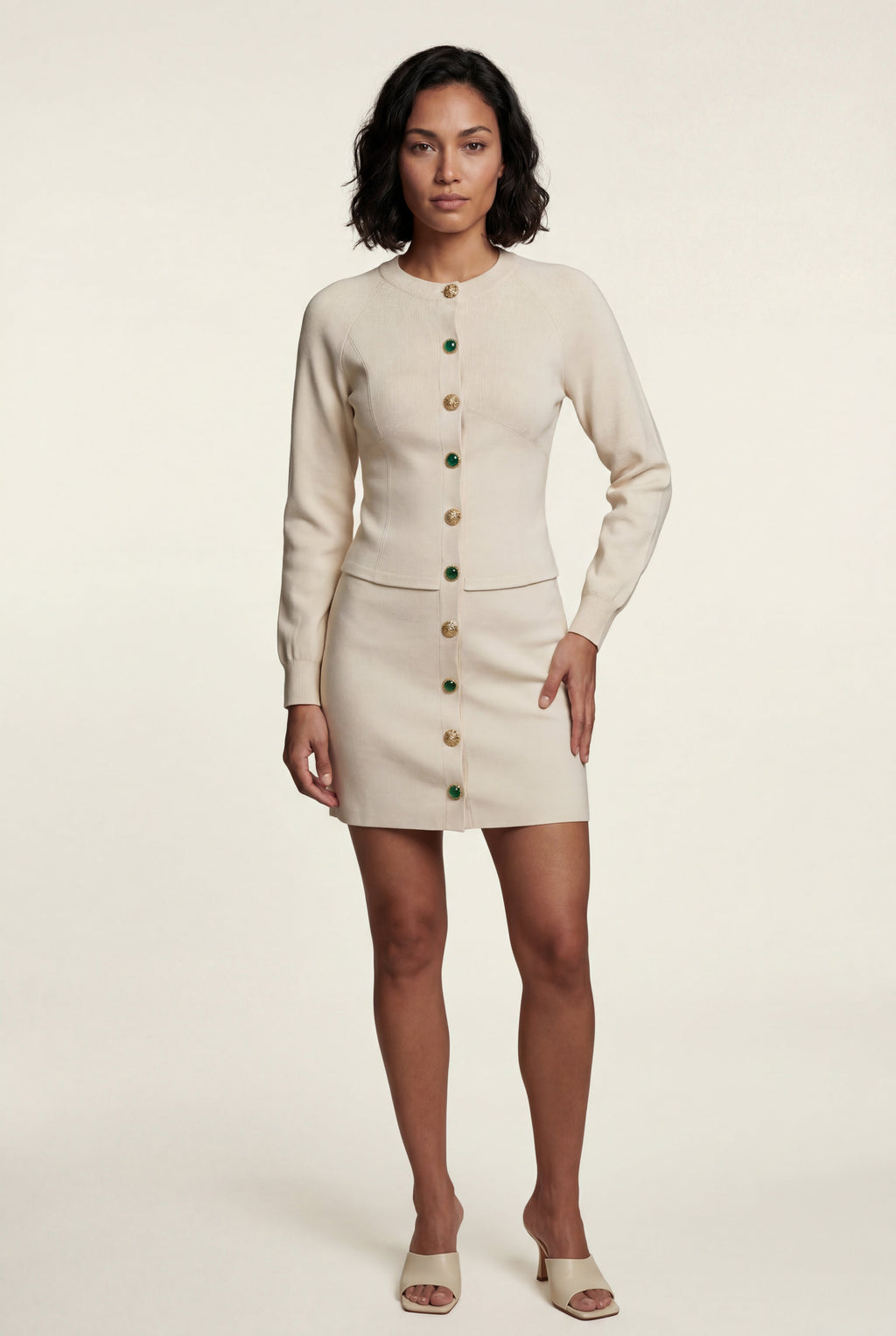 Zoyri | Button Knit Set