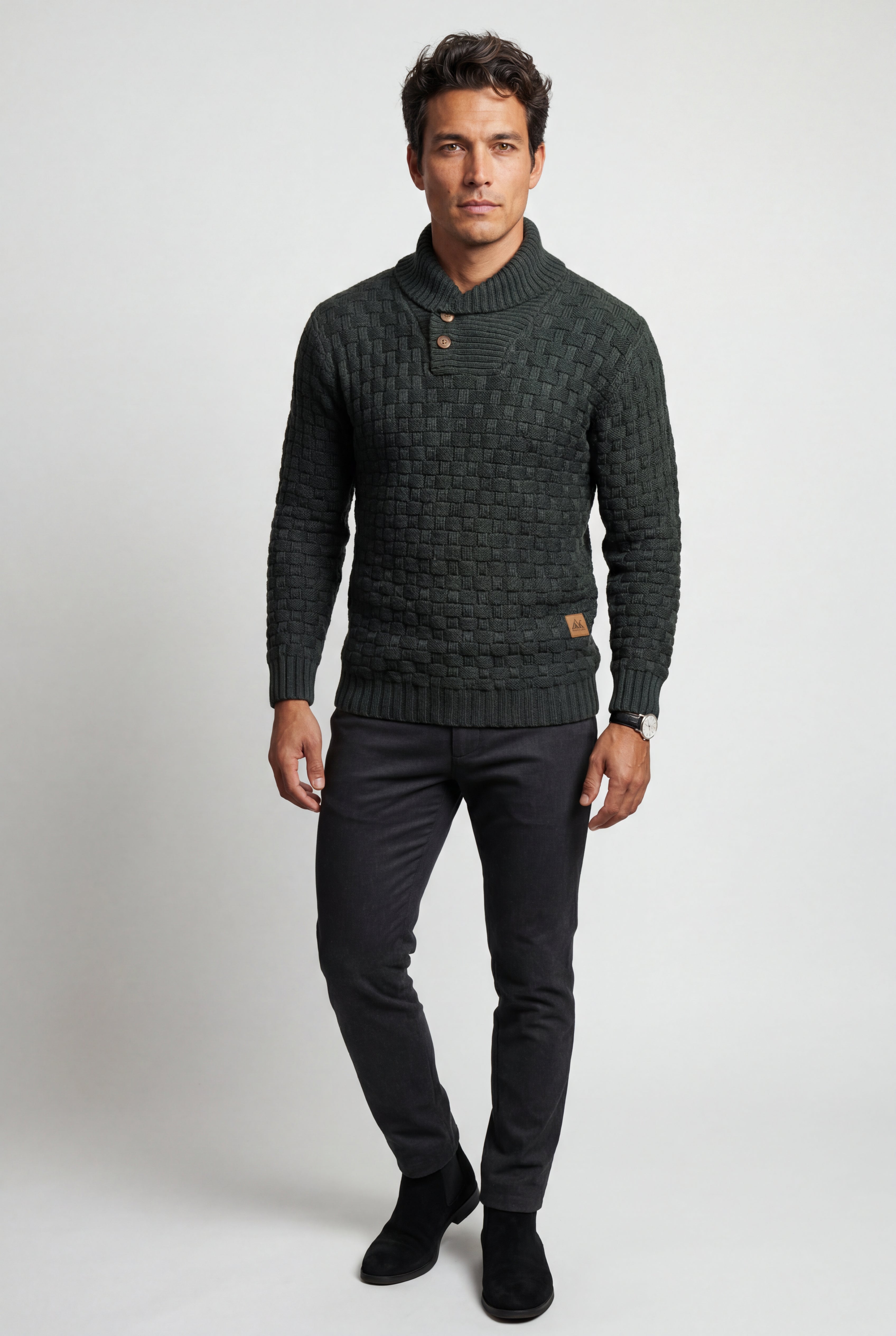 Zoyri | Basketweave Shawl Knit