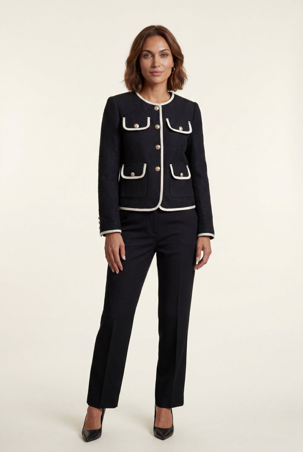 Zoyri | Cropped Bouclé Jacket