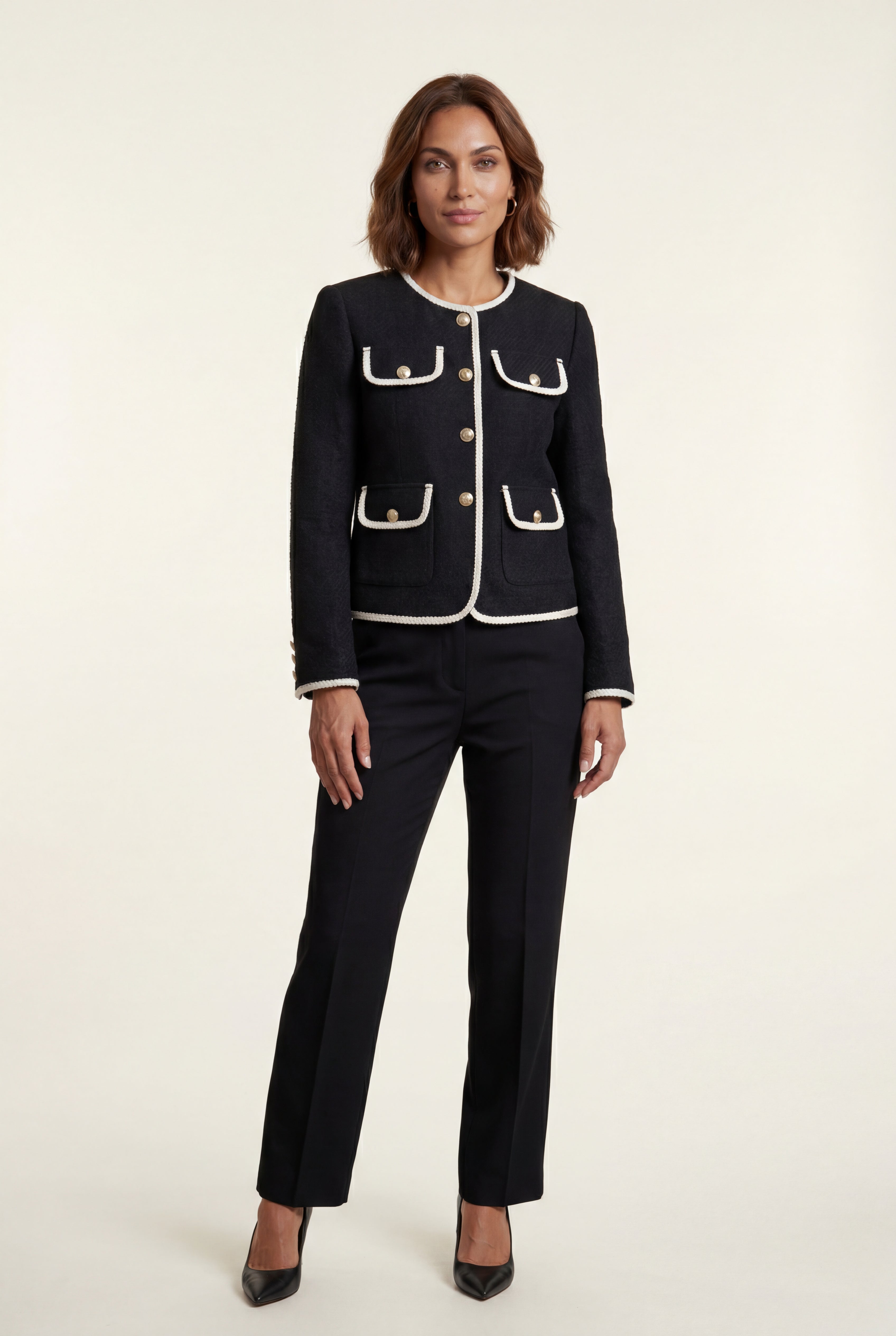 Zoyri | Cropped Bouclé Jacket