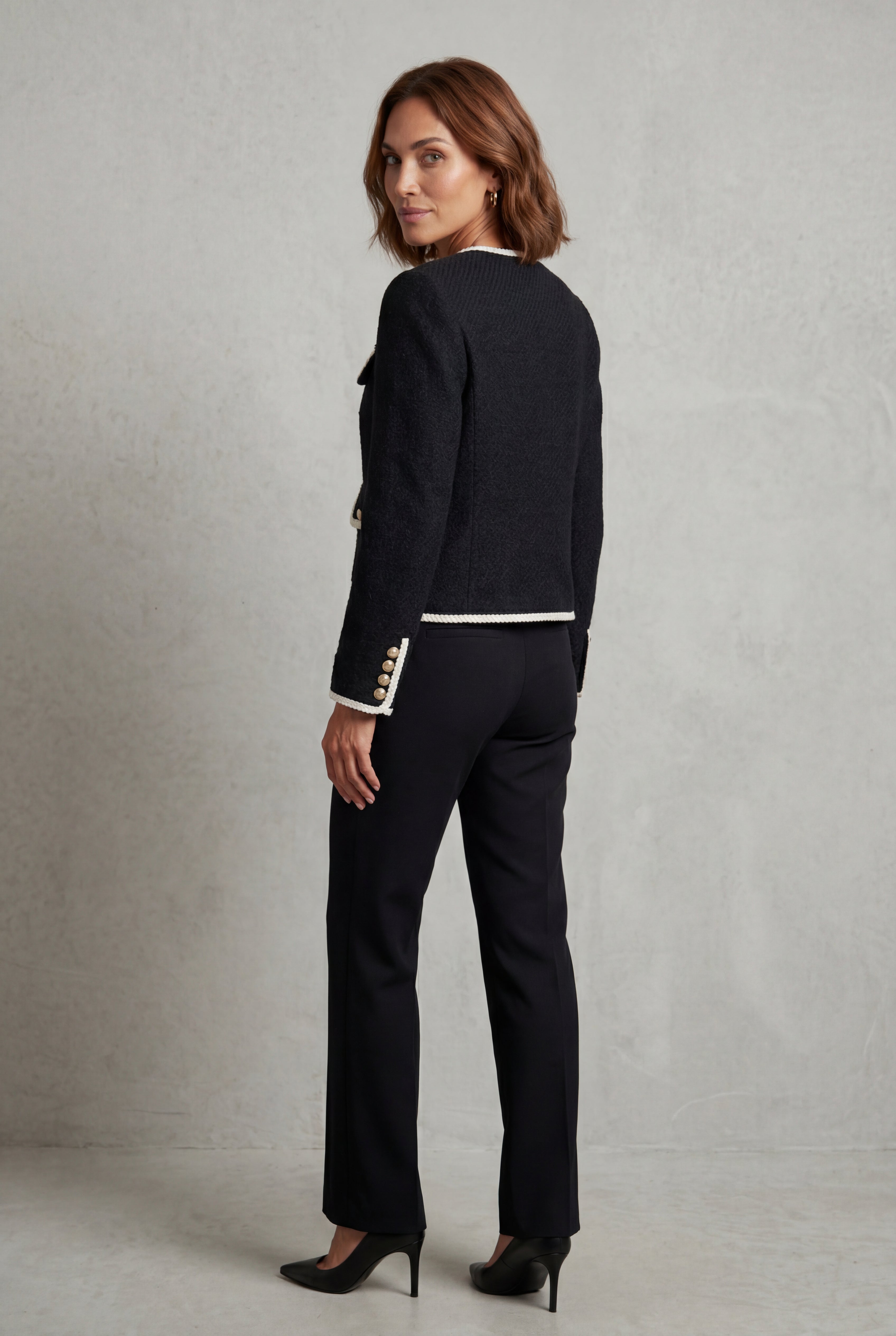 Zoyri | Cropped Bouclé Jacket