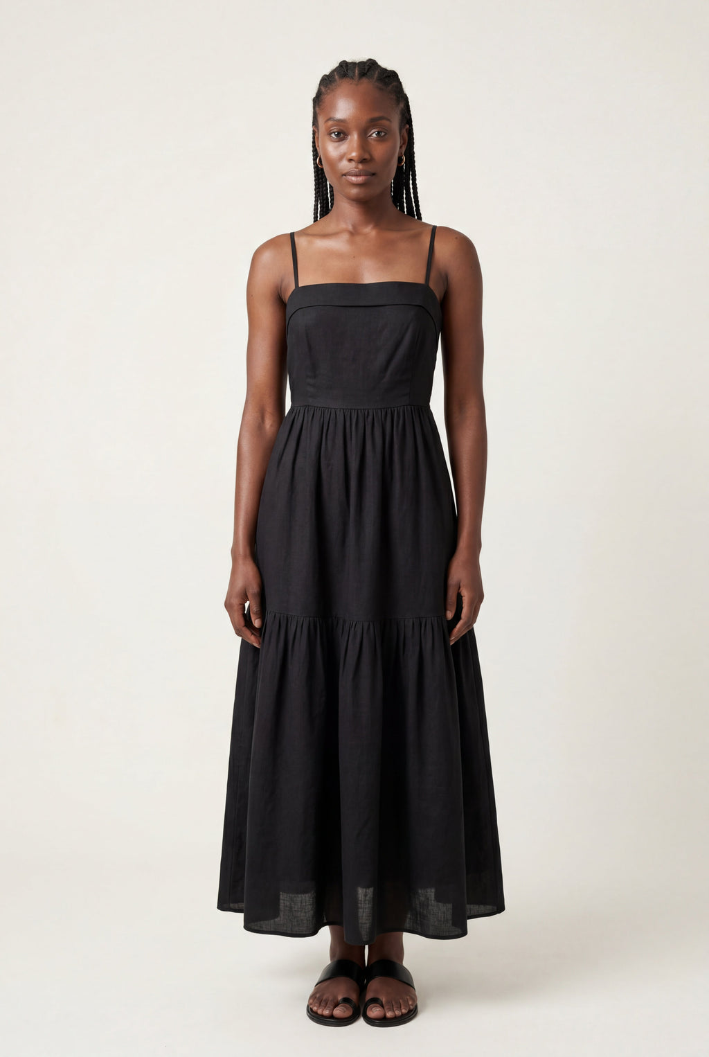 Zoyri | Backless Tiered Maxi Dress