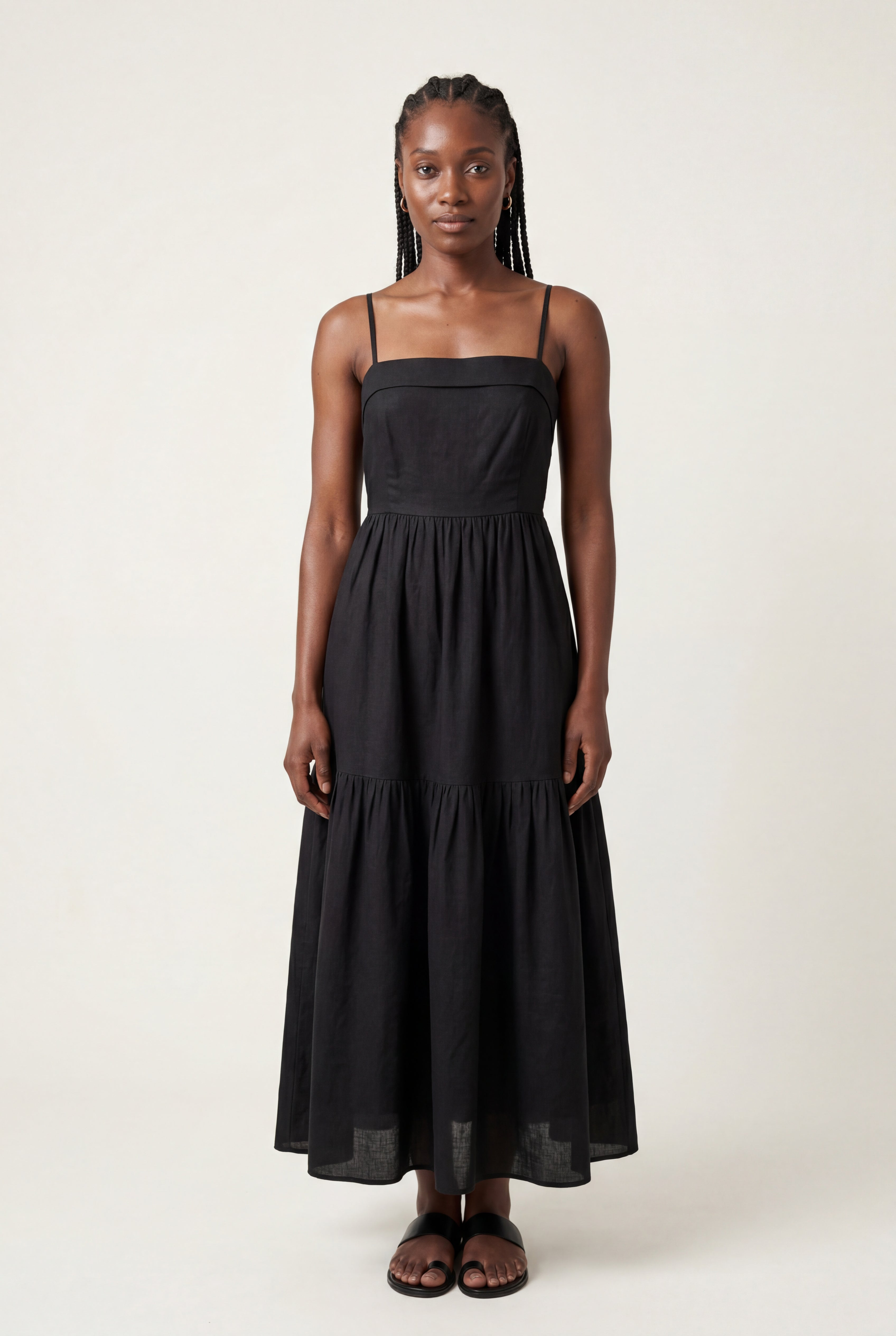 Zoyri | Backless Tiered Maxi Dress