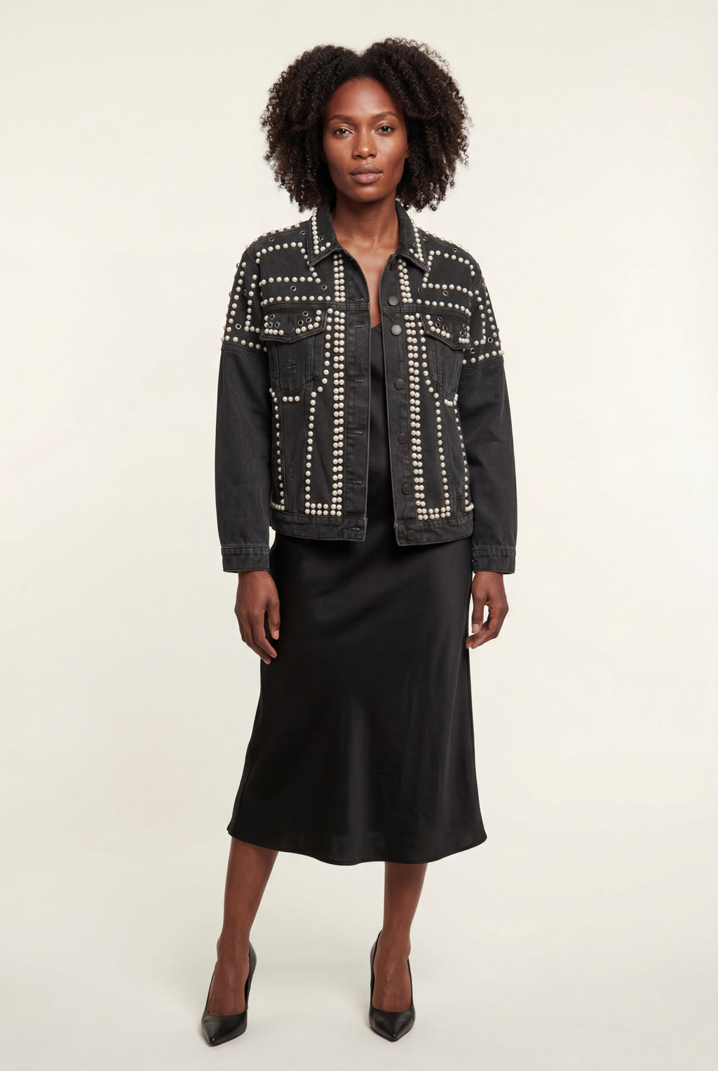 Zoyri | Studded Denim Jacket