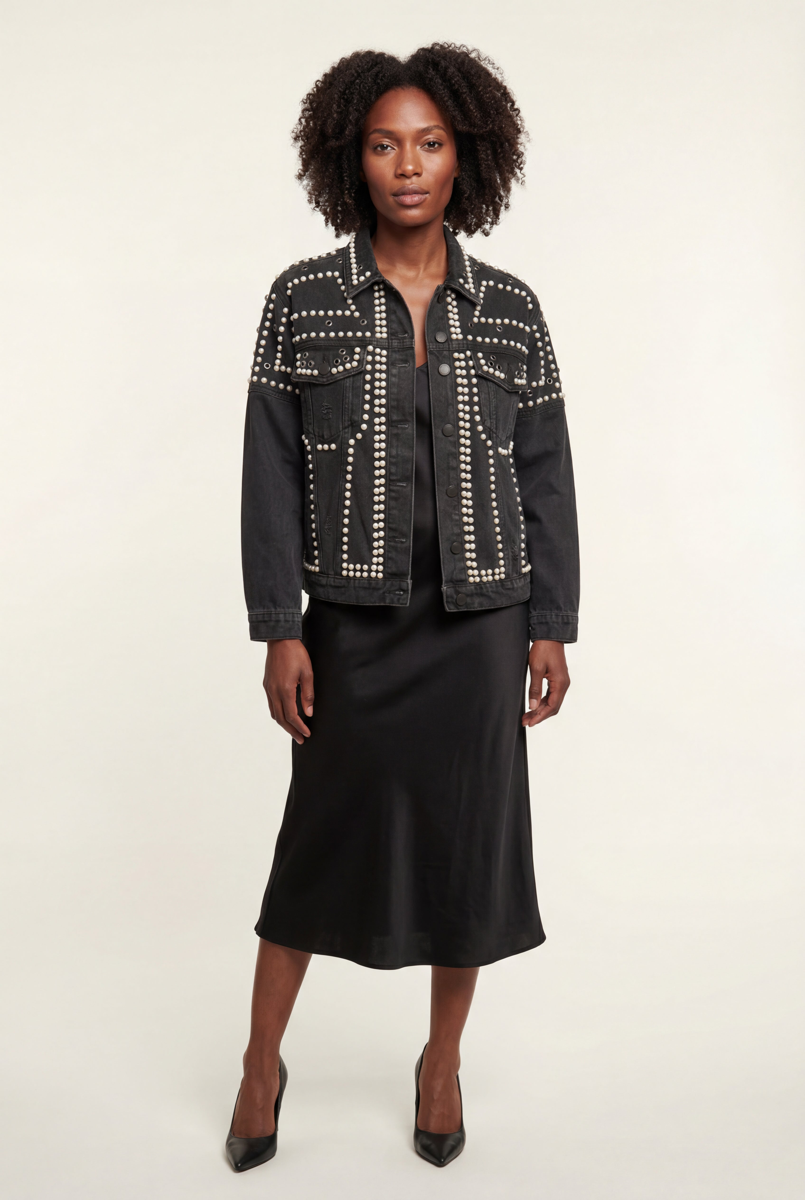 Zoyri | Studded Denim Jacket