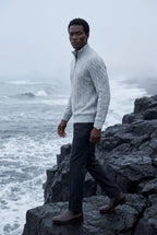 Zoyri | Cable Half-Zip Knit