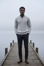 Zoyri | Cable Half-Zip Knit