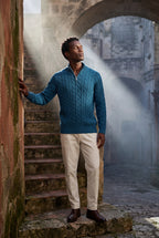 Zoyri | Cable Half-Zip Knit