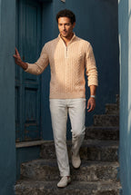 Zoyri | Cable Half-Zip Knit