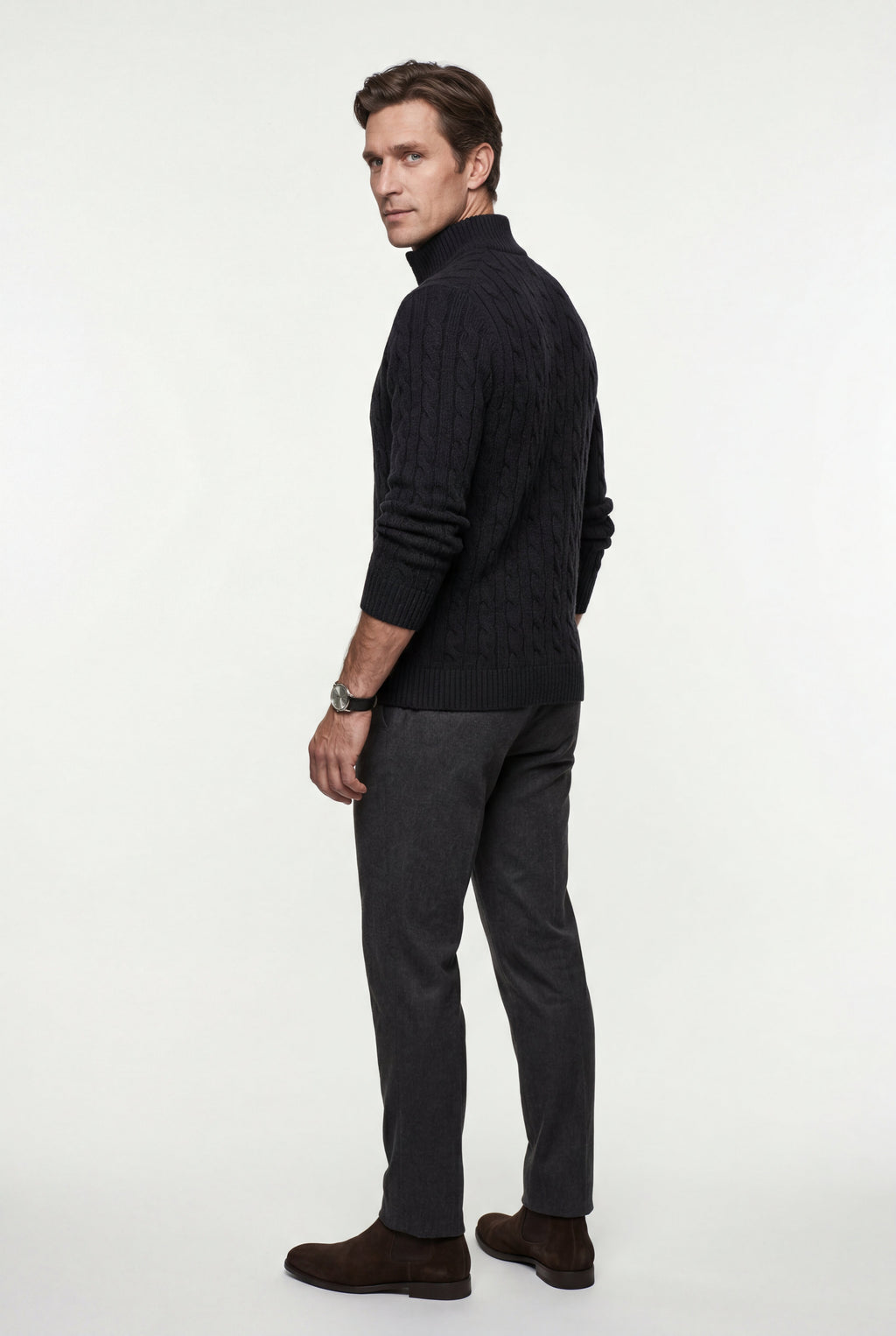 Zoyri | Cable Half-Zip Knit