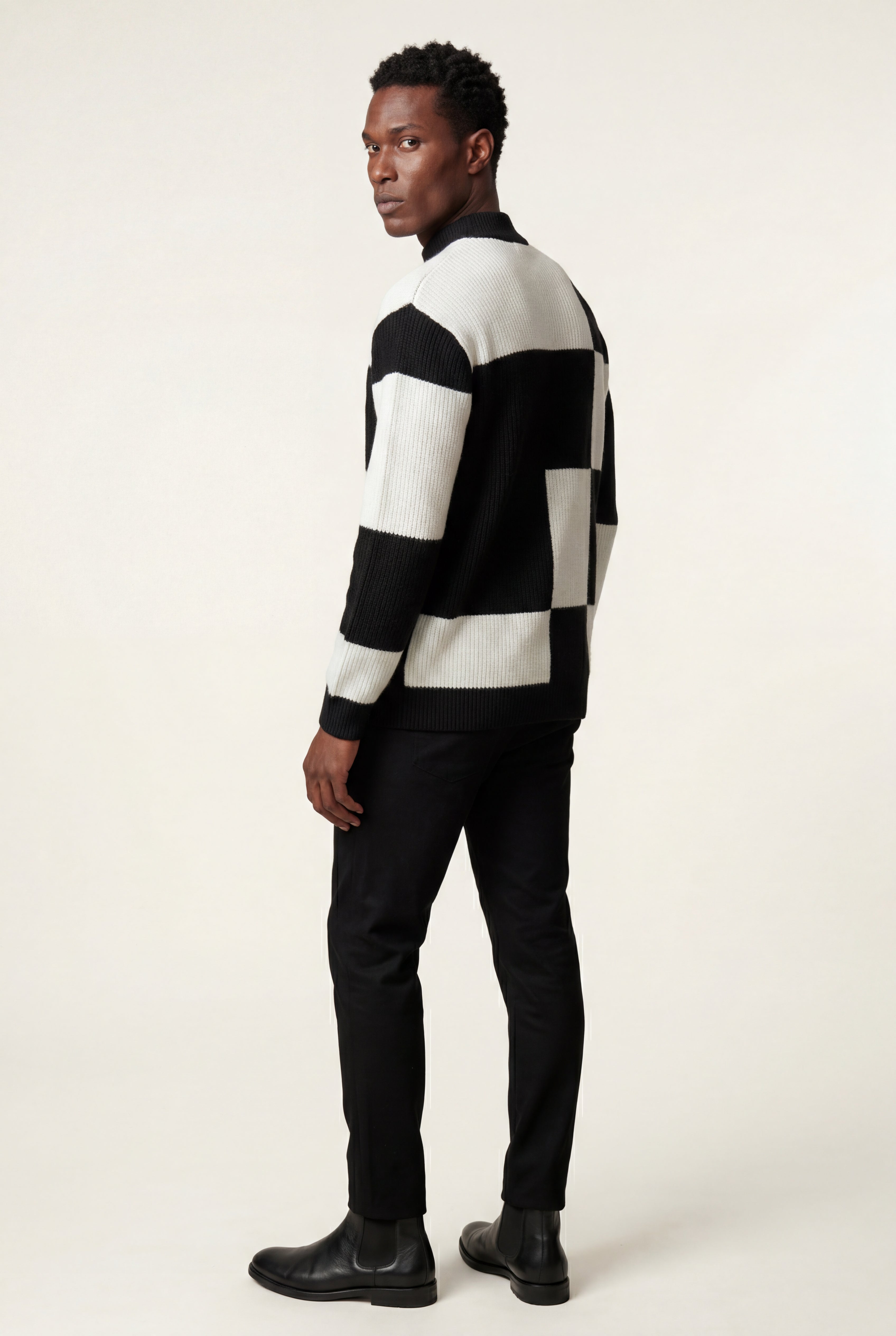 Zoyri | Check Block Sweater