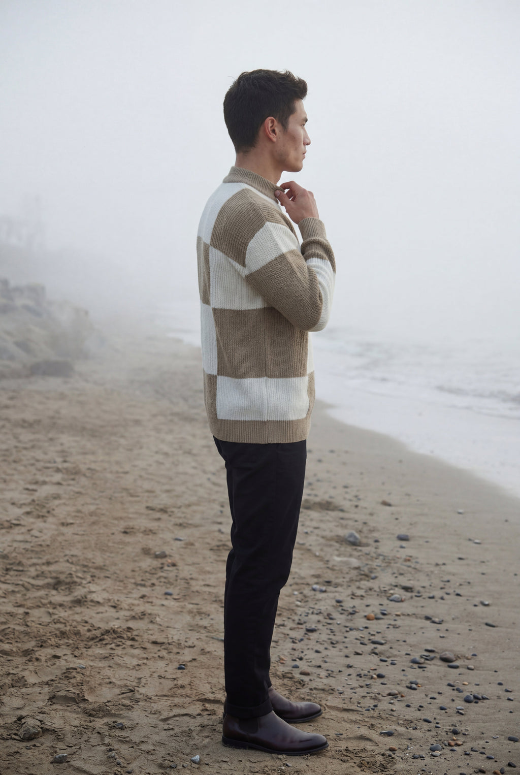 Zoyri | Check Block Sweater