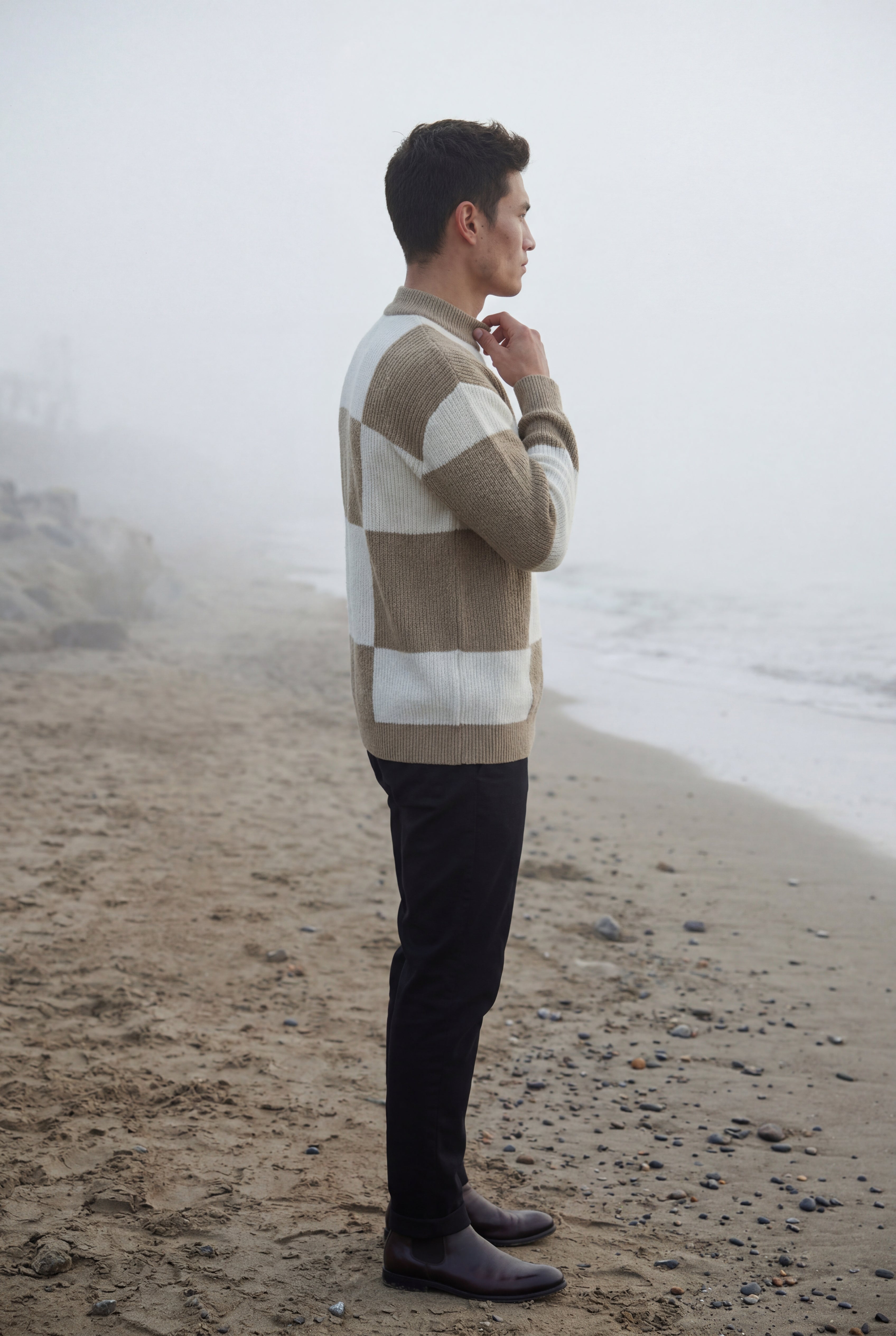 Zoyri | Check Block Sweater