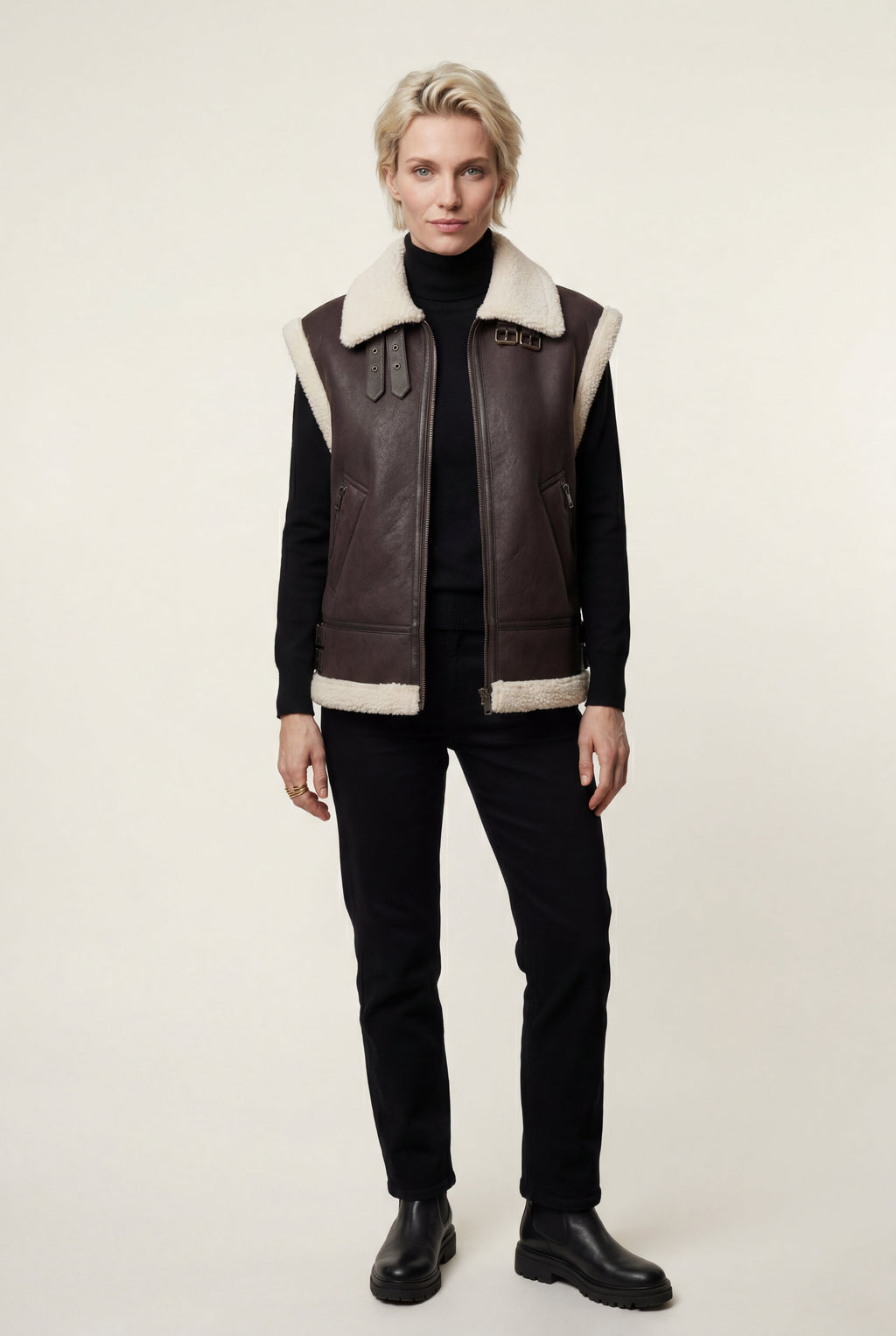 Zoyri | Aviator Sherpa Vest