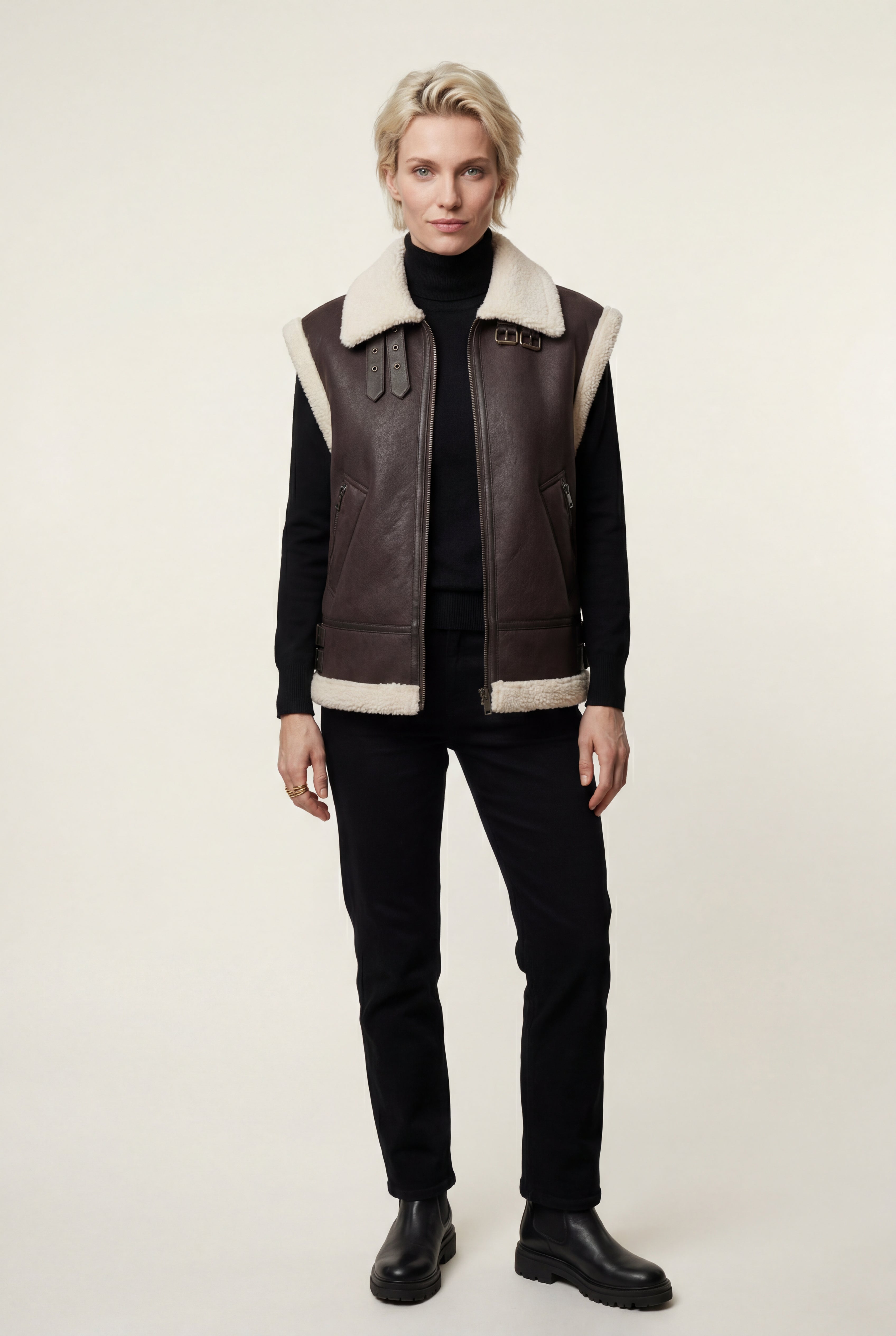 Zoyri | Aviator Sherpa Vest