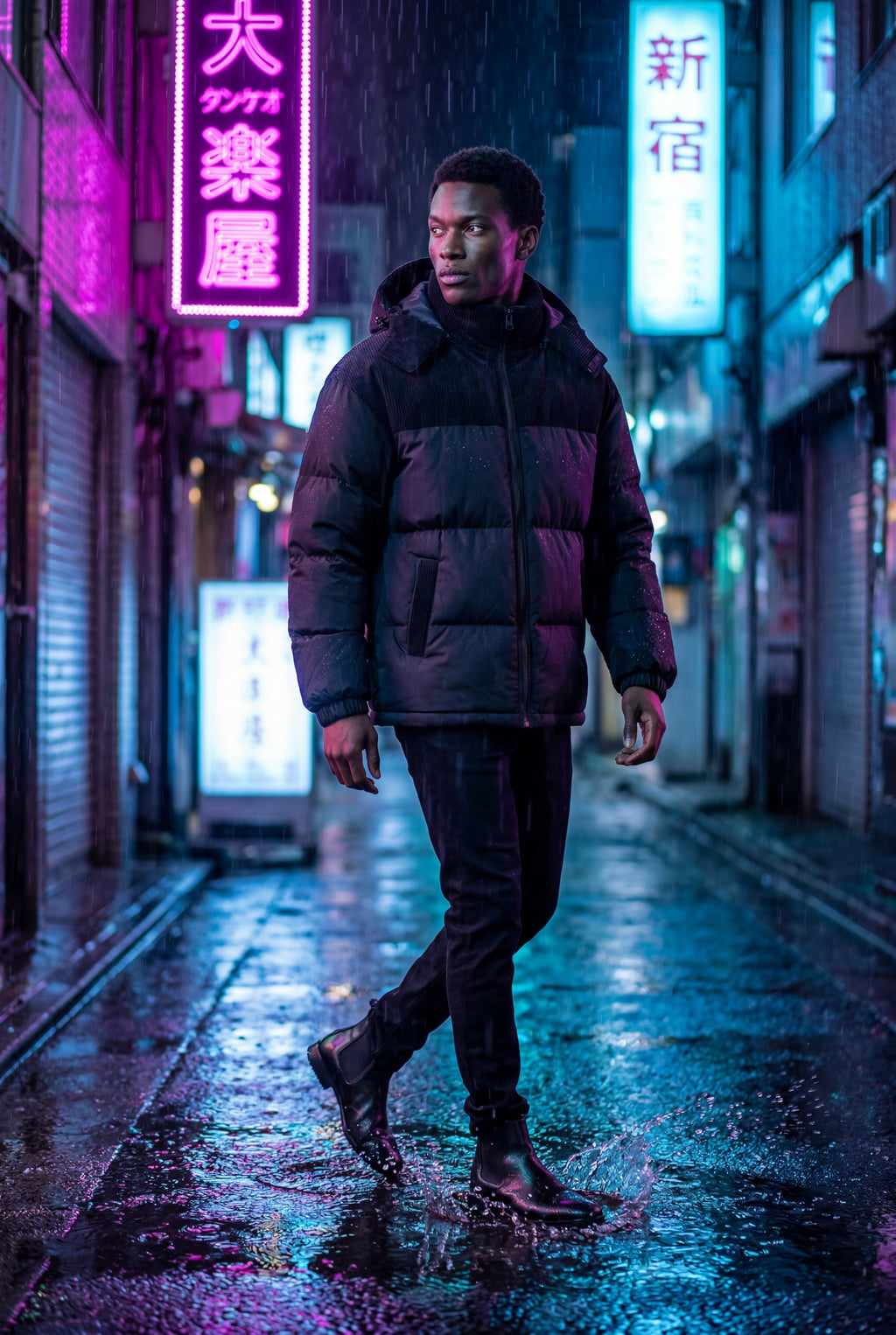 Zoyri | Color Block Puffer