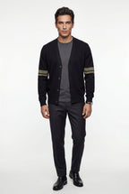 Zoyri | Stripe Sleeve Cardigan