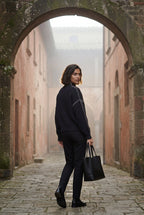 Zoyri | Contrast Stitch Knit Sweater