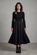 Zoyri | Cut-Out Sleeve Maxi Dress