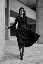 Zoyri | Cut-Out Sleeve Maxi Dress
