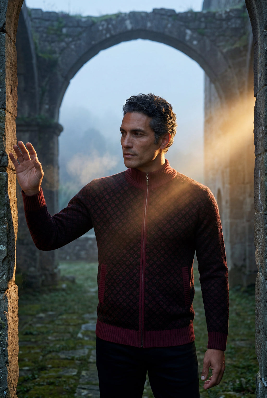 Zoyri | Diamond Knit Cardigan