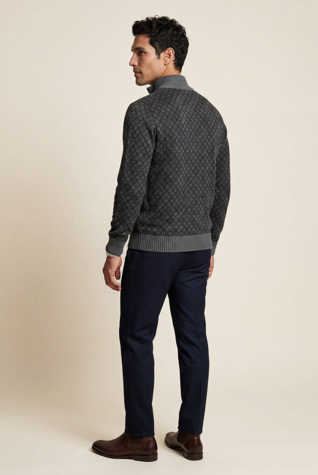 Zoyri | Diamond Knit Cardigan