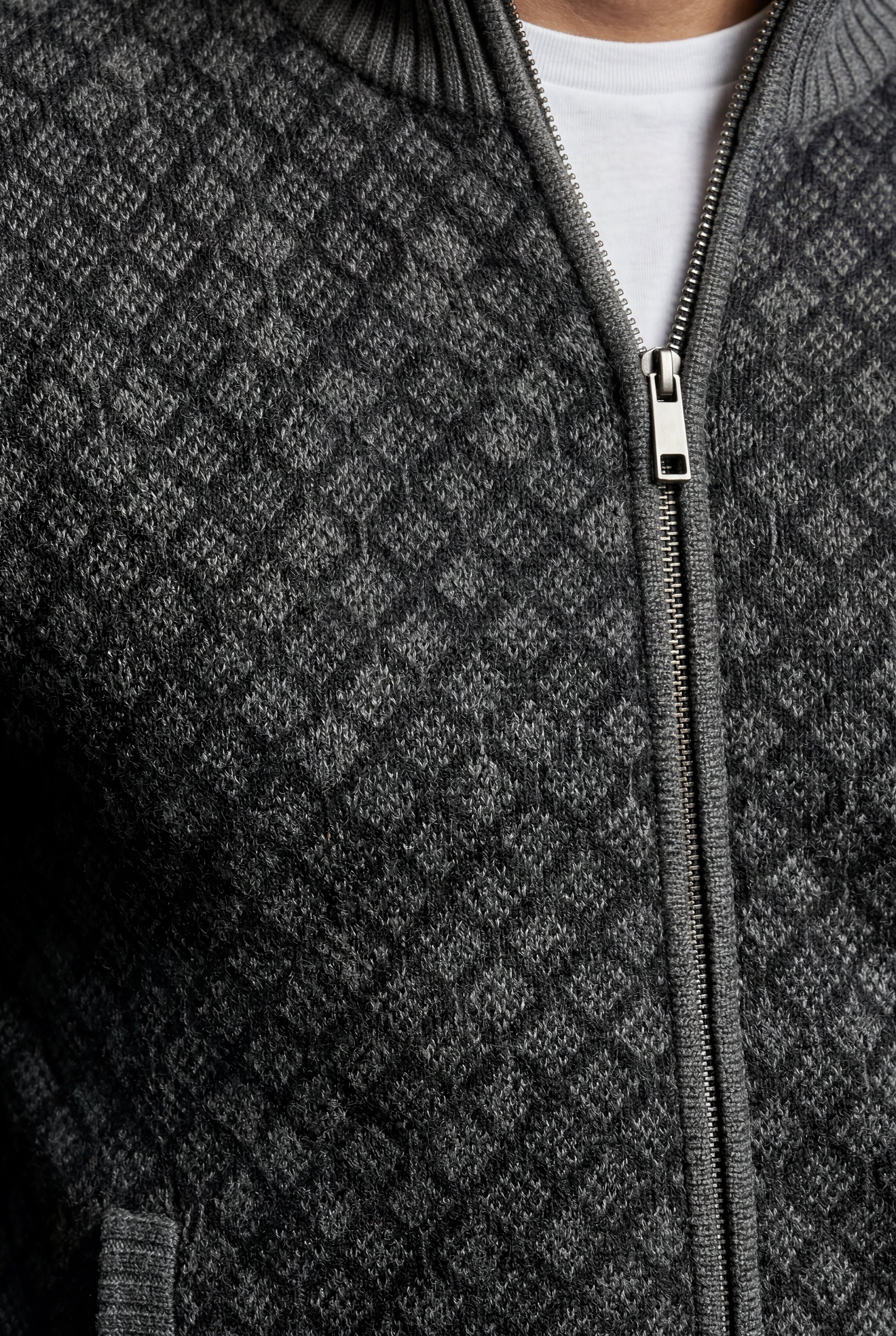 Zoyri | Diamond Knit Cardigan