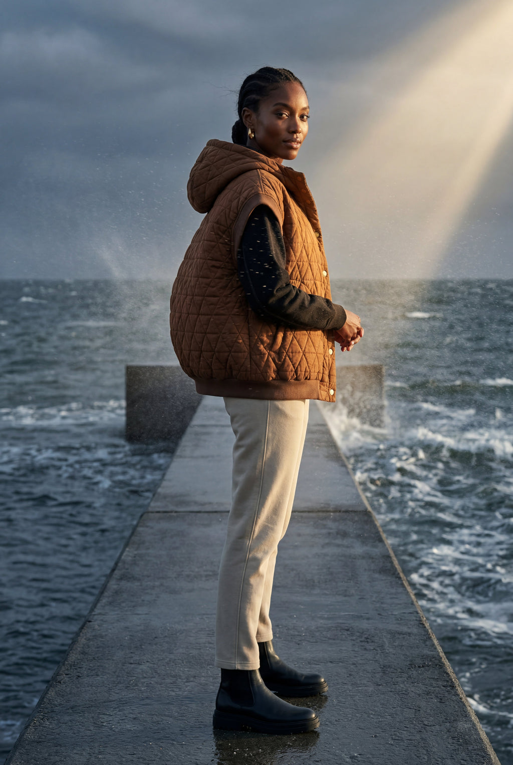 Zoyri | Quilted Hooded Vest
