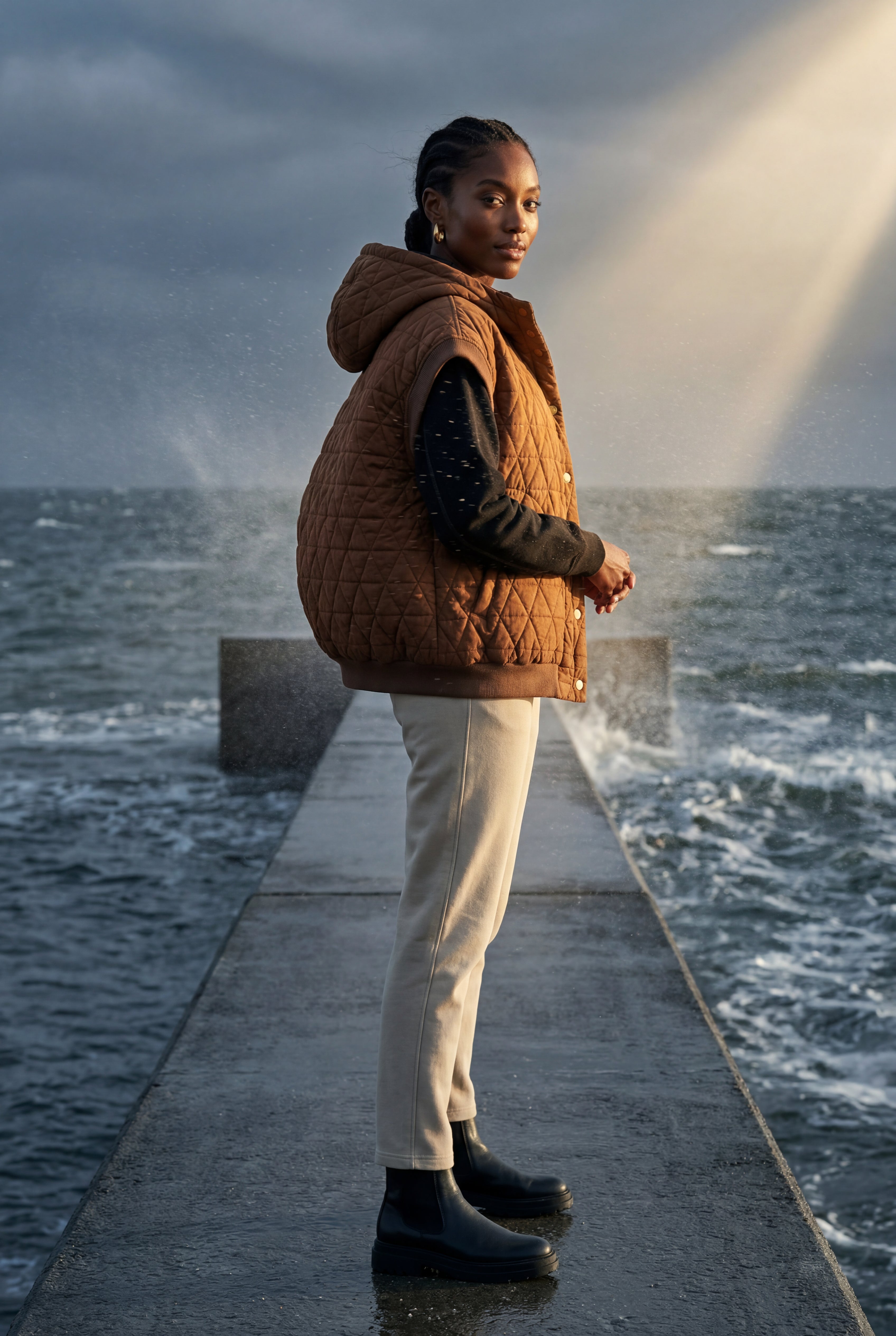 Zoyri | Quilted Hooded Vest