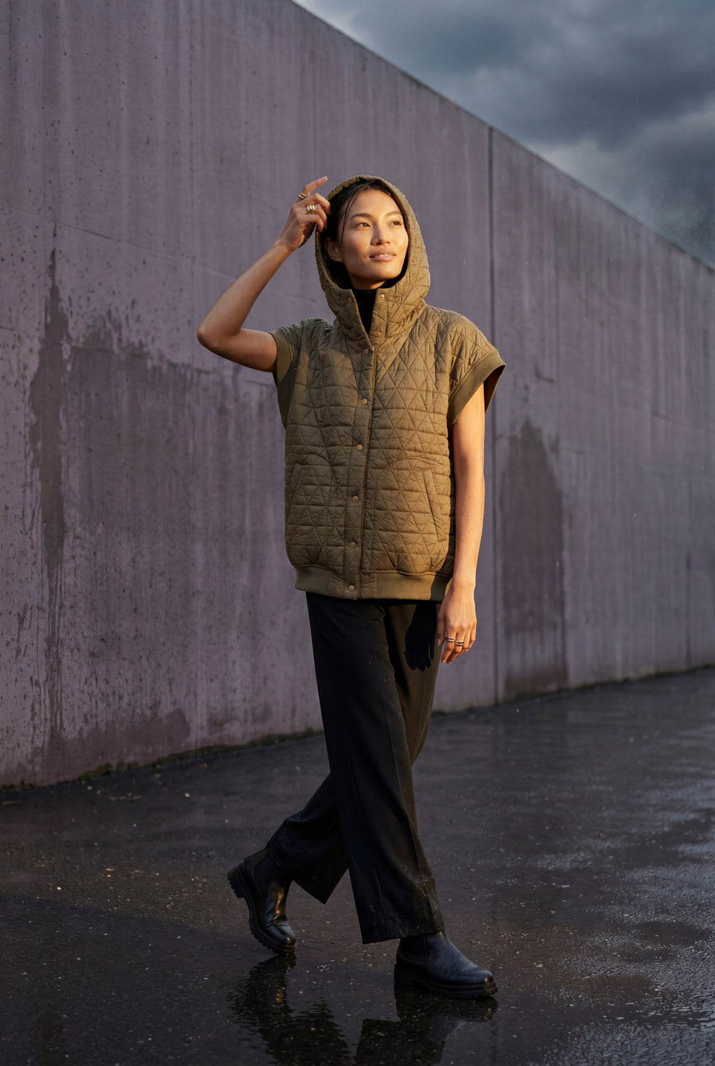 Zoyri | Quilted Hooded Vest