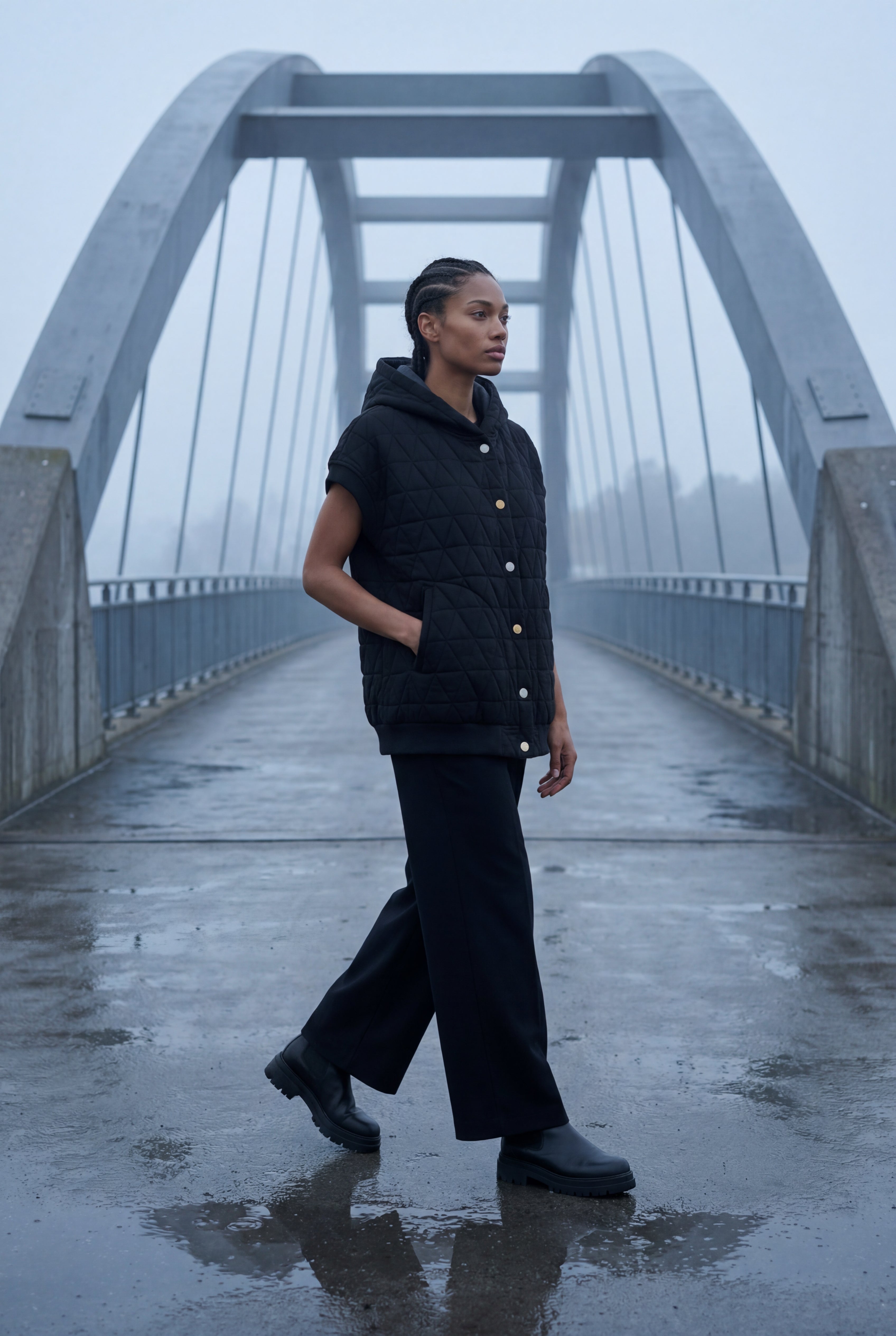 Zoyri | Quilted Hooded Vest