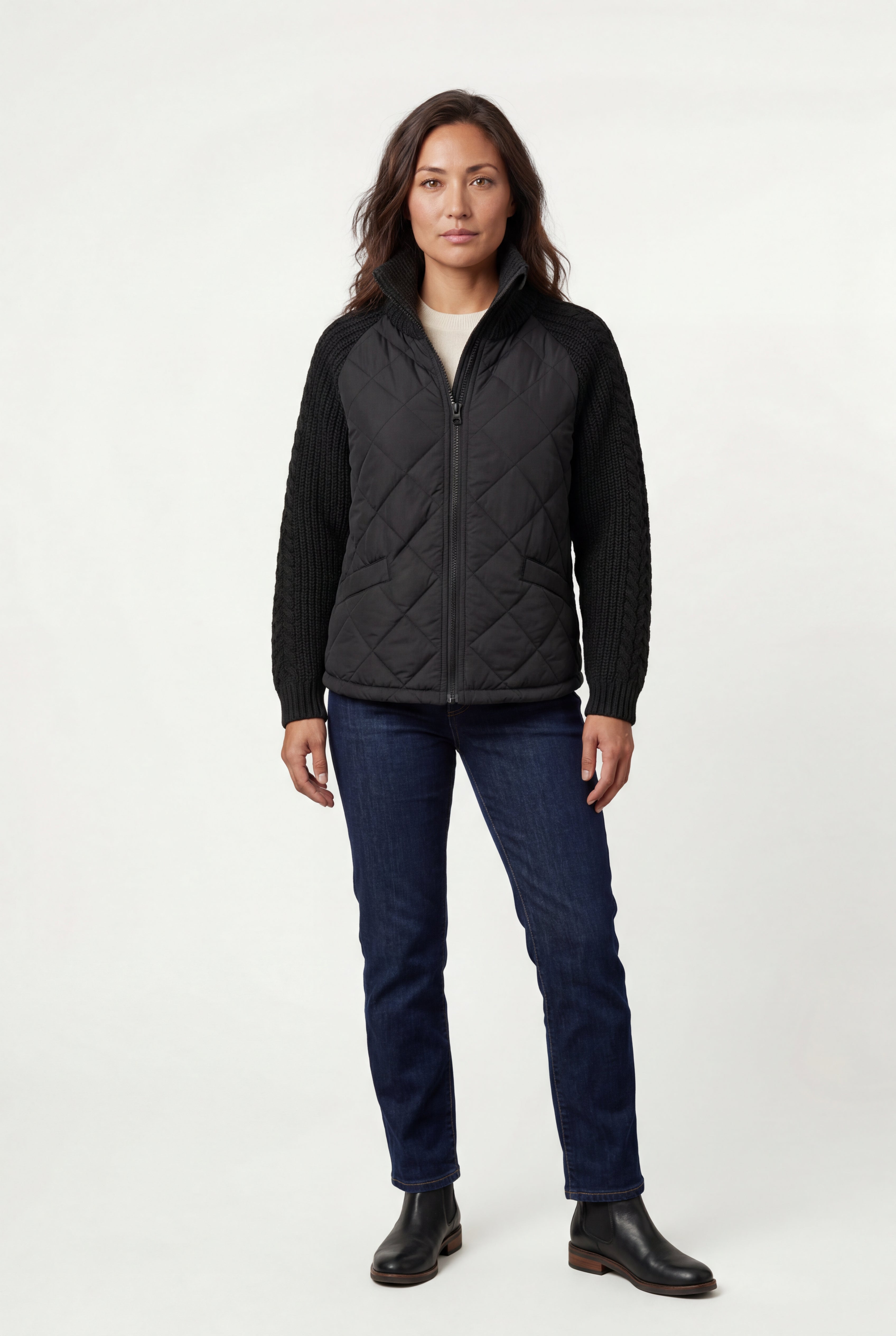 Zoyri | Quilted Knit Jacket