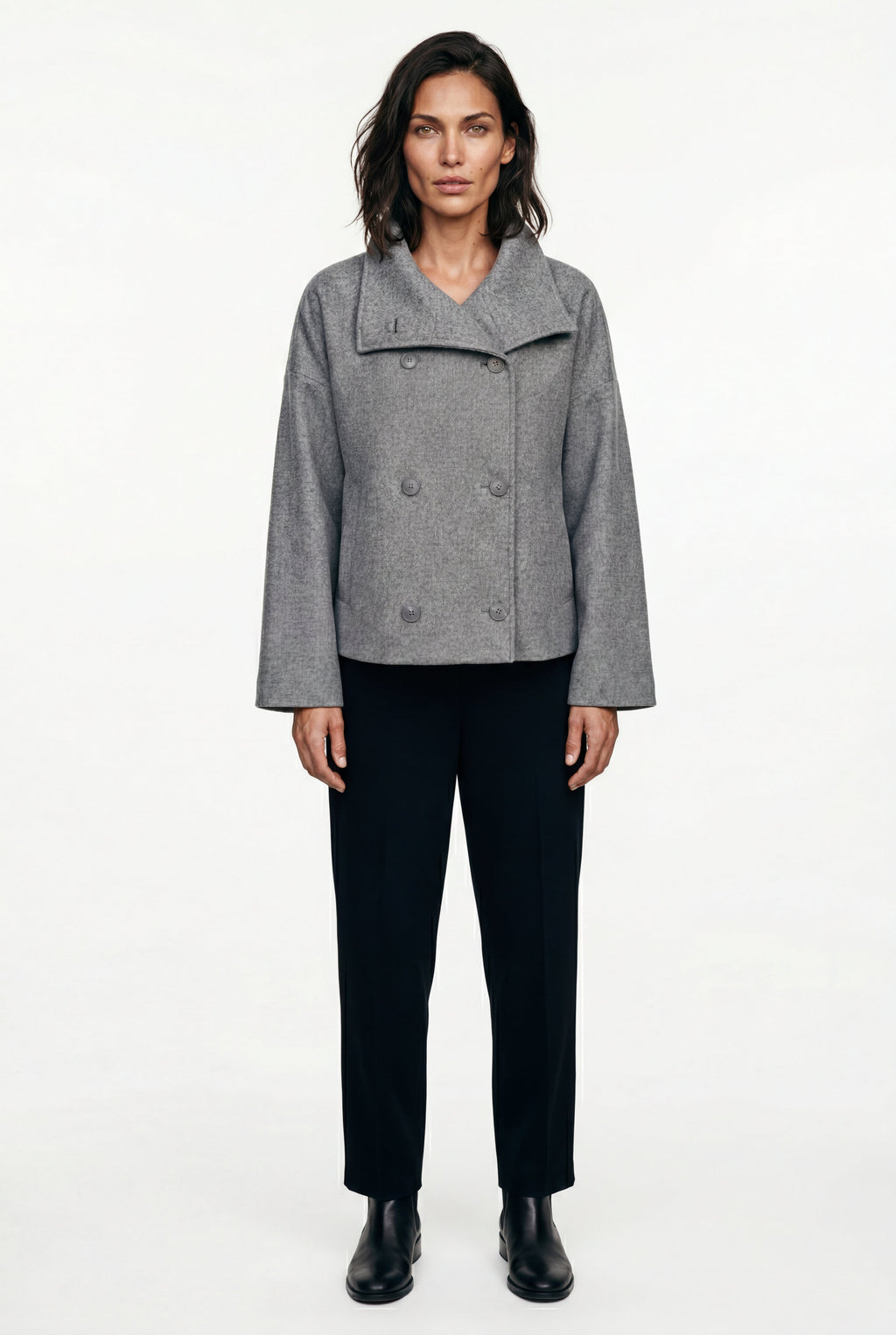 Zoyri | Double-Breasted Short Coat