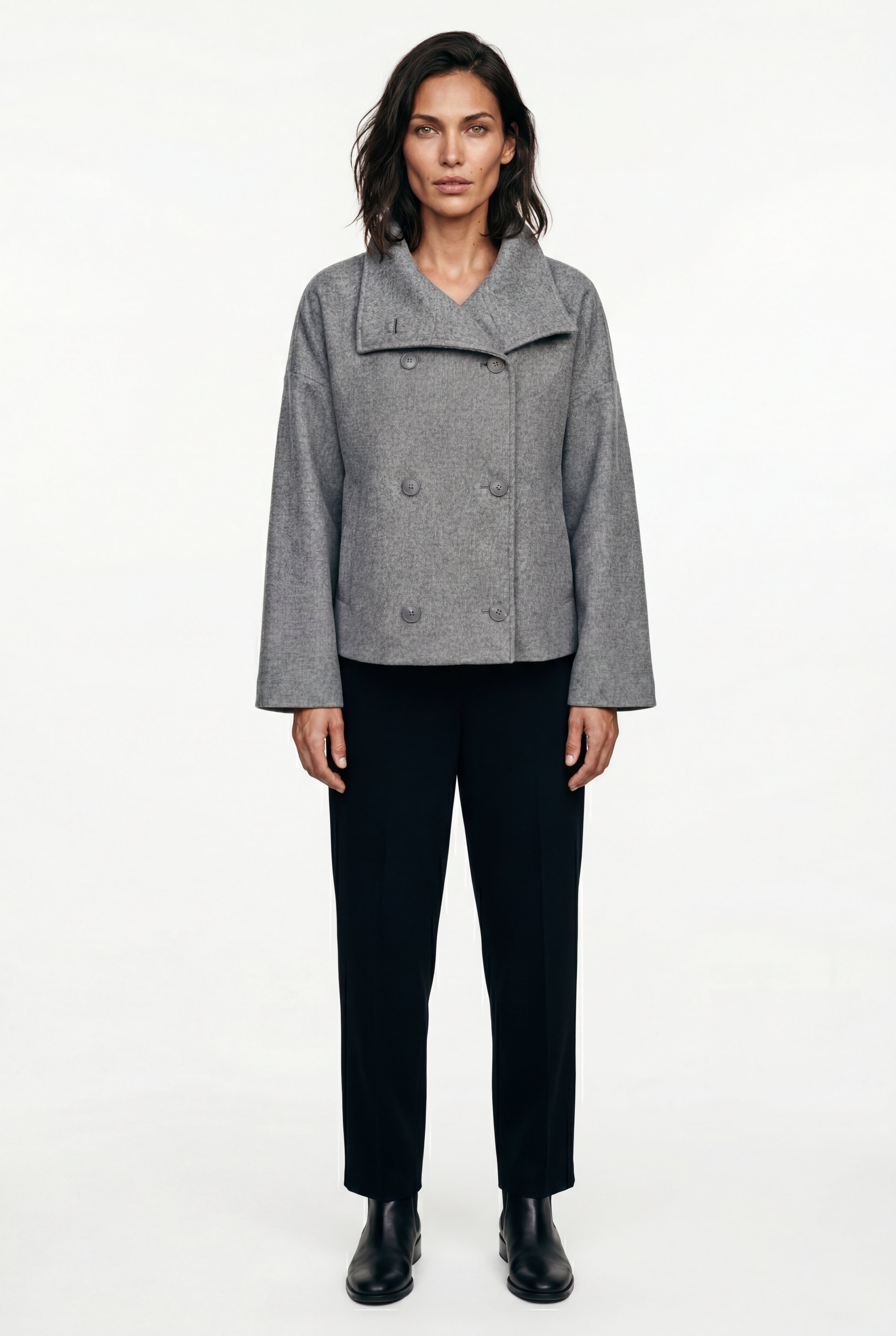 Zoyri | Double-Breasted Short Coat