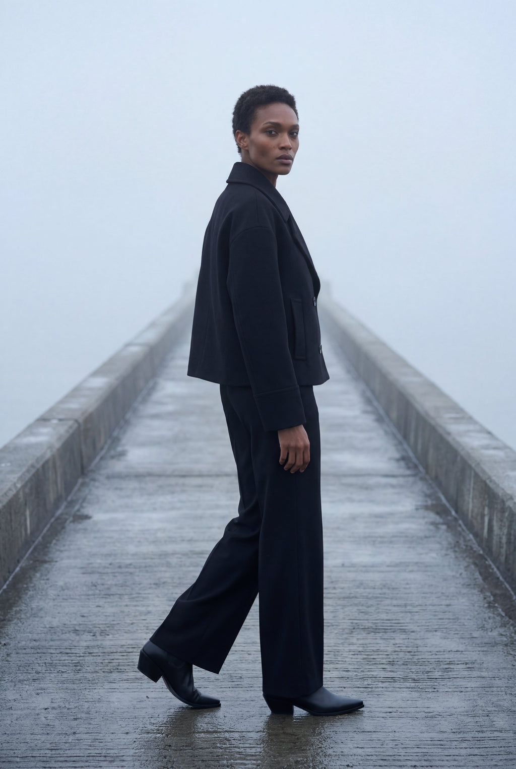 Zoyri | Double-Breasted Short Coat
