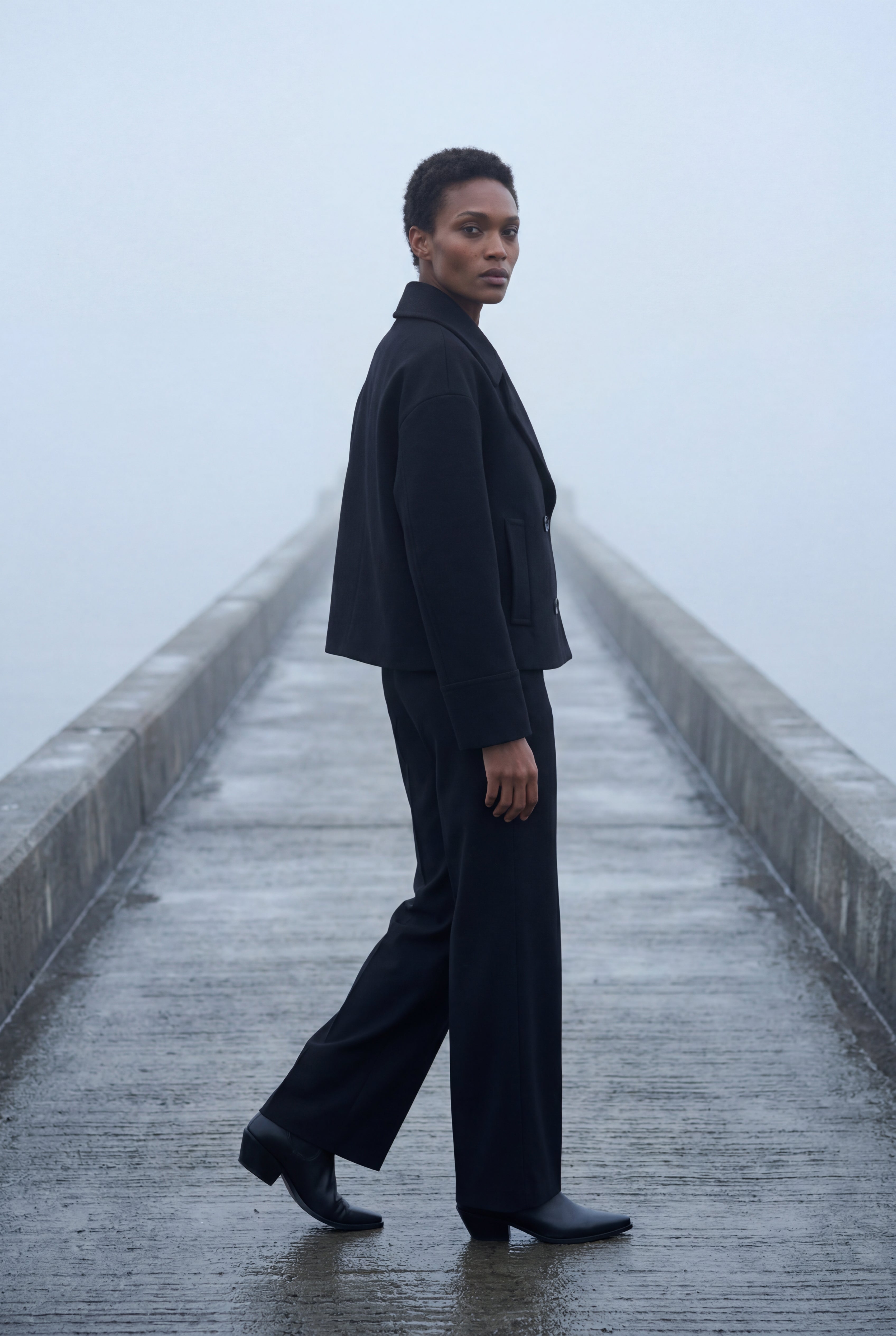 Zoyri | Double-Breasted Short Coat