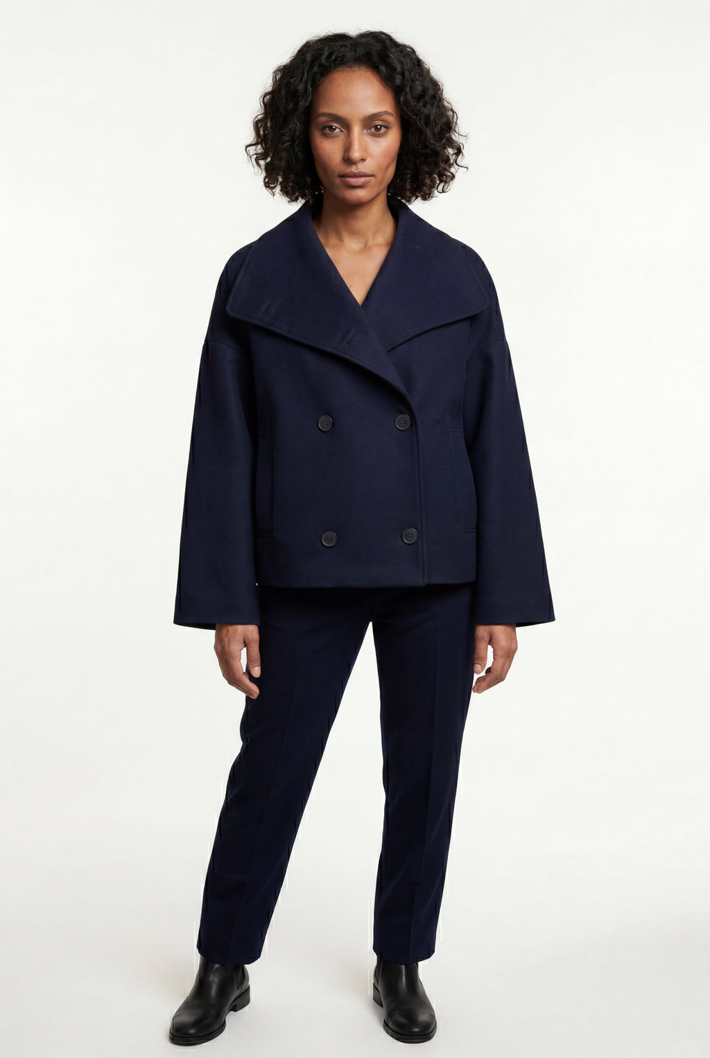 Zoyri | Double-Breasted Short Coat
