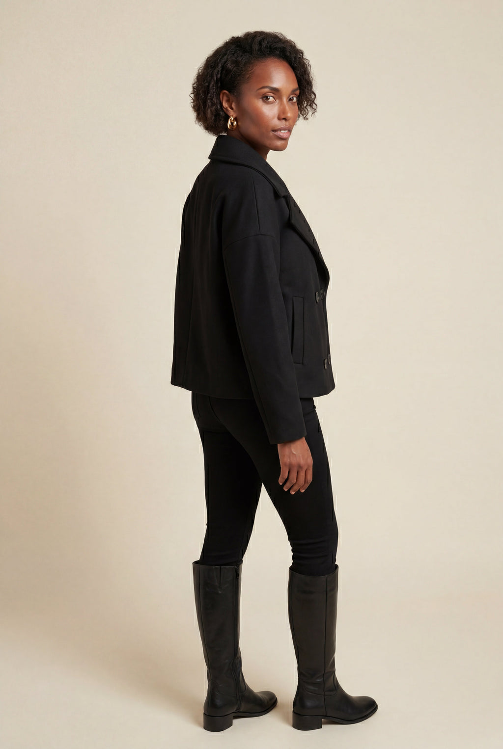Zoyri | Double-Breasted Short Coat