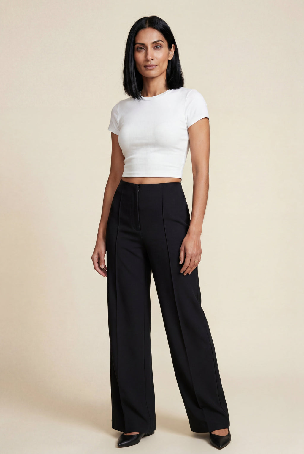 Zoyri | Tailored Wide-Leg Trousers