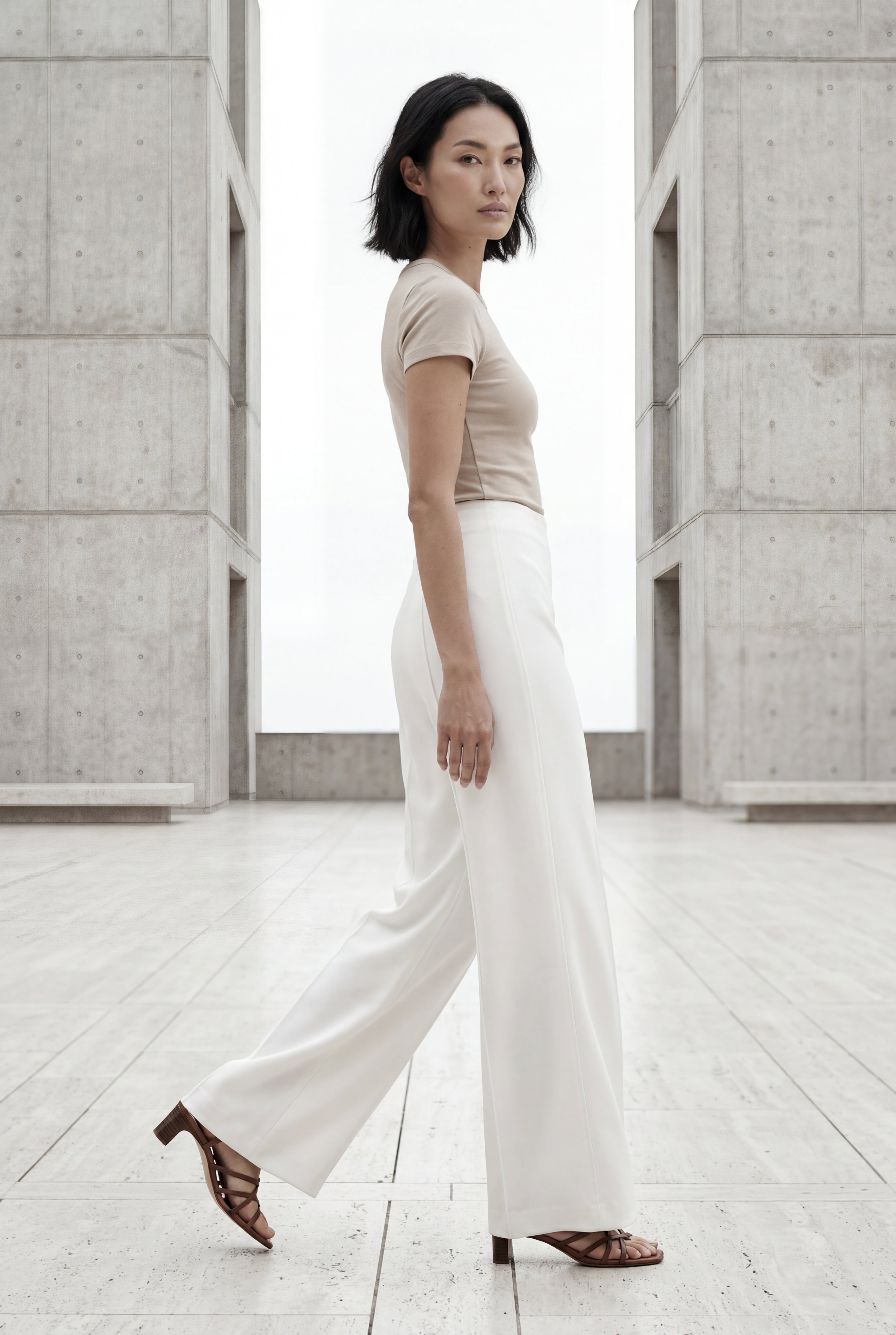 Zoyri | Tailored Wide-Leg Trousers