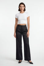Zoyri | Belted Wide-Leg Trousers