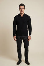 Zoyri | Cable Half-Zip Sweater