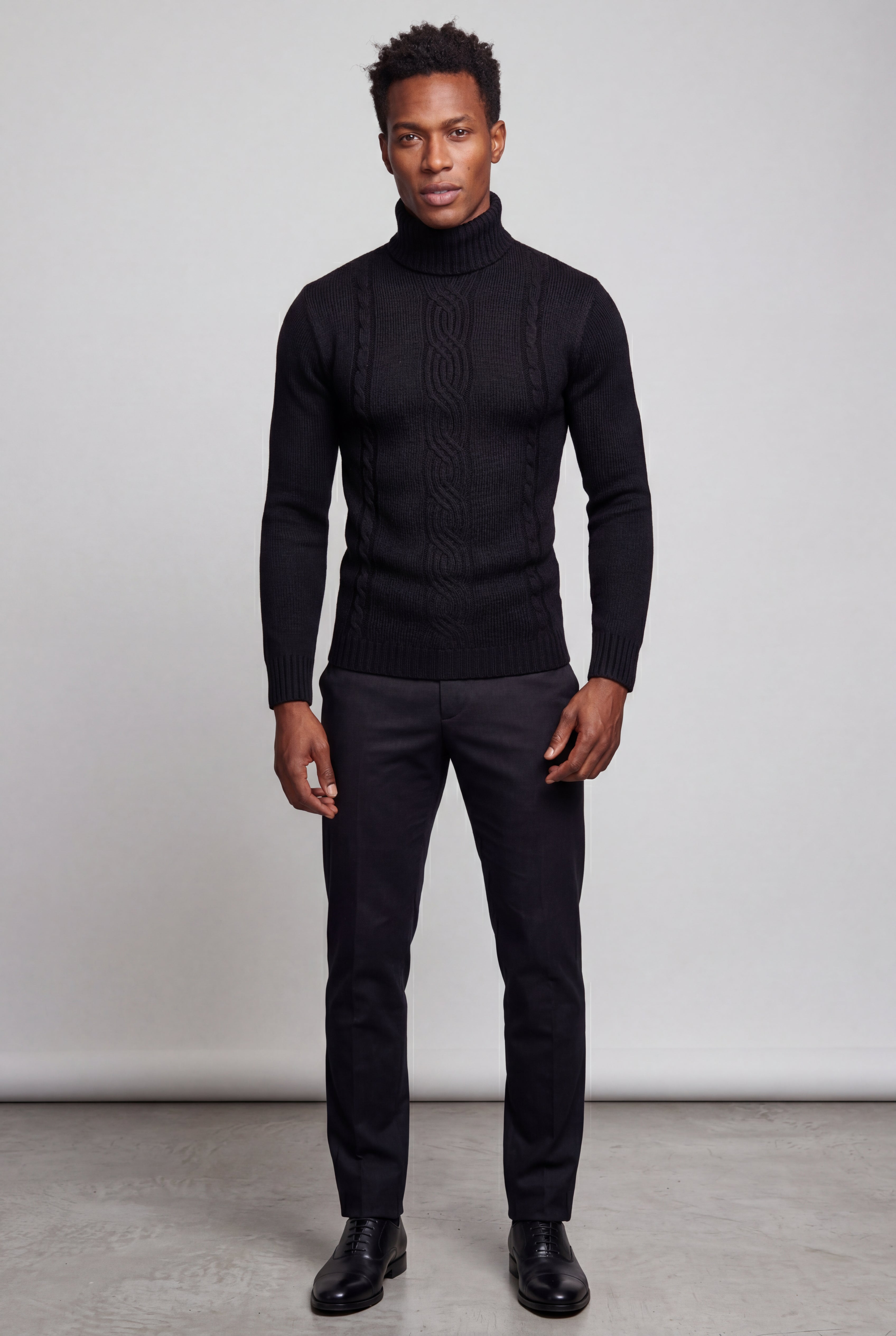 Zoyri | Cable Knit Turtleneck