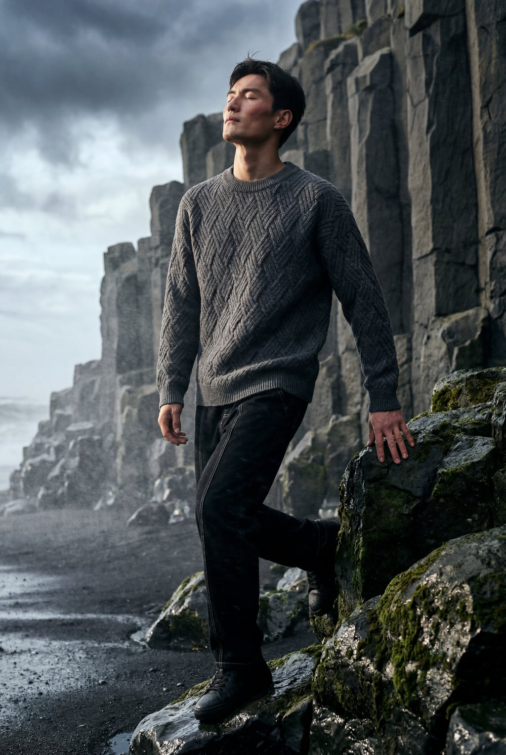 Zoyri | Textured Knit Sweater