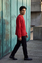 Zoyri | Textured Knit Sweater