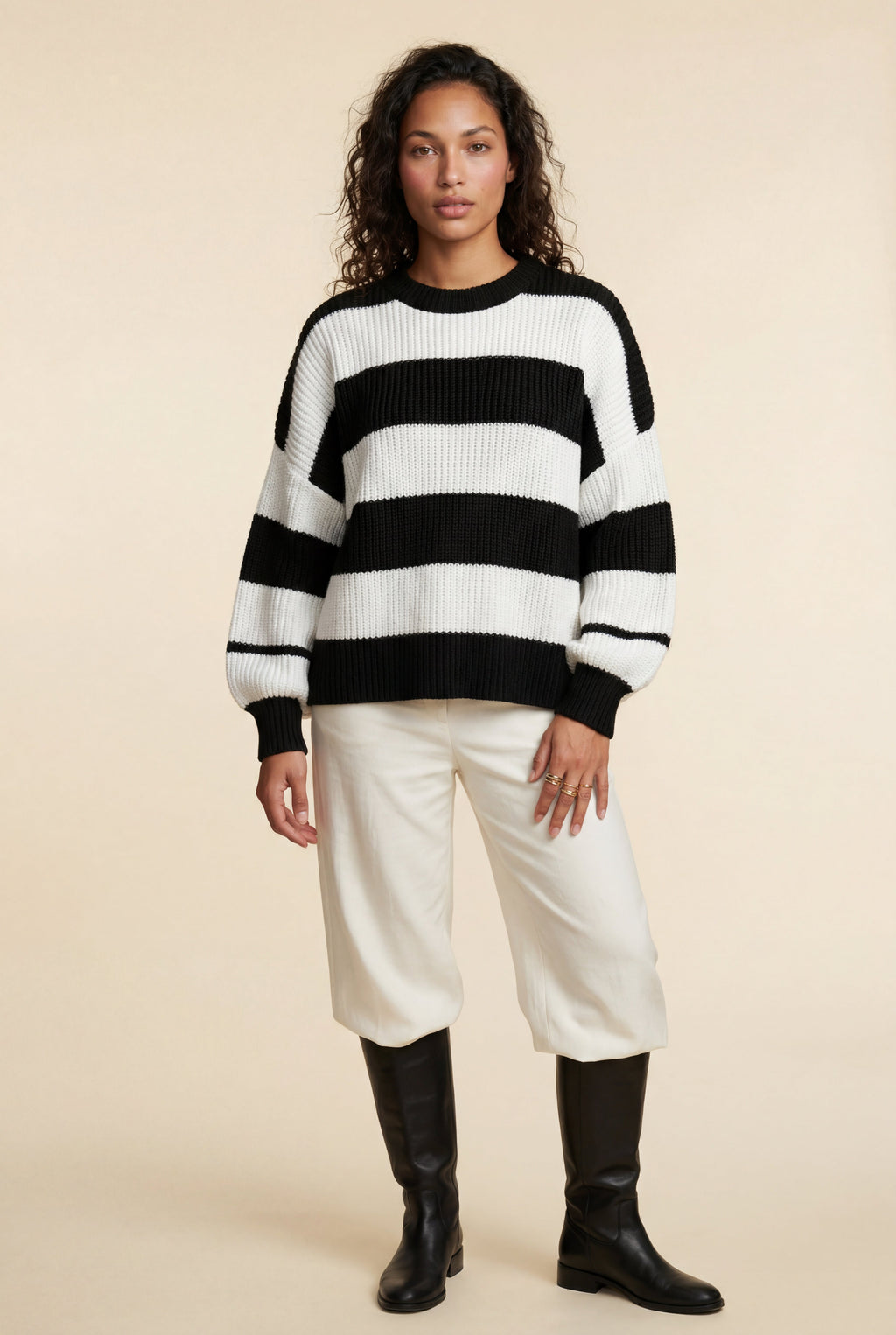 Zoyri | Relaxed Stripe Sweater