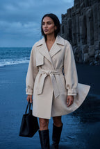 Zoyri | Belted Mini Trench Coat