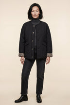 Zoyri | Leopard Trim Jacket