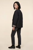 Zoyri | Leopard Trim Jacket